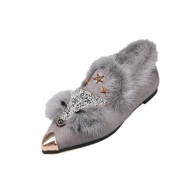 Pumps Shoes Female 2023 Autumn New Versatile Plus Plush Fox Pointed Fur Flat Bottom Shallow Mouth Wedges Shoes for Women
Pumps Shoes Female 2023 Autumn New Versatile Plus Plush Fox Pointed Fur Flat Bottom Shallow Mouth Wedges Shoes for Women
