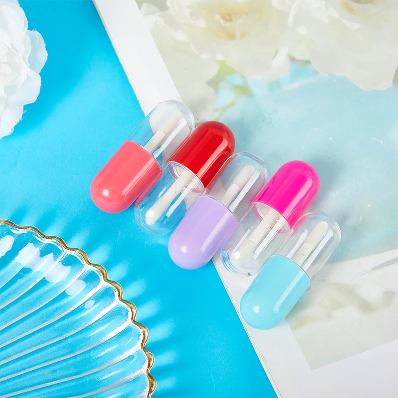5PCS Portable 5ml Mini Capsule Shape Lip Gloss Tube DIY Lip Gloss Containers Bottle Empty Cosmetic Container
5PCS Portable 5ml Mini Capsule Shape Lip Gloss Tube DIY Lip Gloss Containers Bottle Empty Cosmetic Container