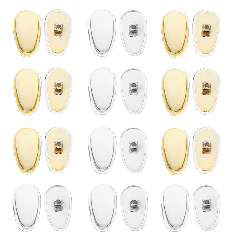 12 Pairs Glasses Nose Pads Frame Cushion Accessory Sunglasses Shortsighted Eyeglasses Oval Pp Supplies Silicone Nearsighted
12 Pairs Glasses Nose Pads Frame Cushion Accessory Sunglasses Shortsighted Eyeglasses Oval Pp Supplies Silicone Nearsighted
