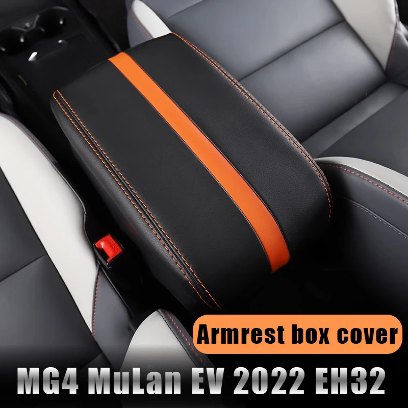 Car Armrest Box Cover For MG4 EV 2022 Mg 4 EH32 2023 Central control PU Leather protective pad Interior modification accessories
Car Armrest Box Cover For MG4 EV 2022 Mg 4 EH32 2023 Central control PU Leather protective pad Interior modification accessories