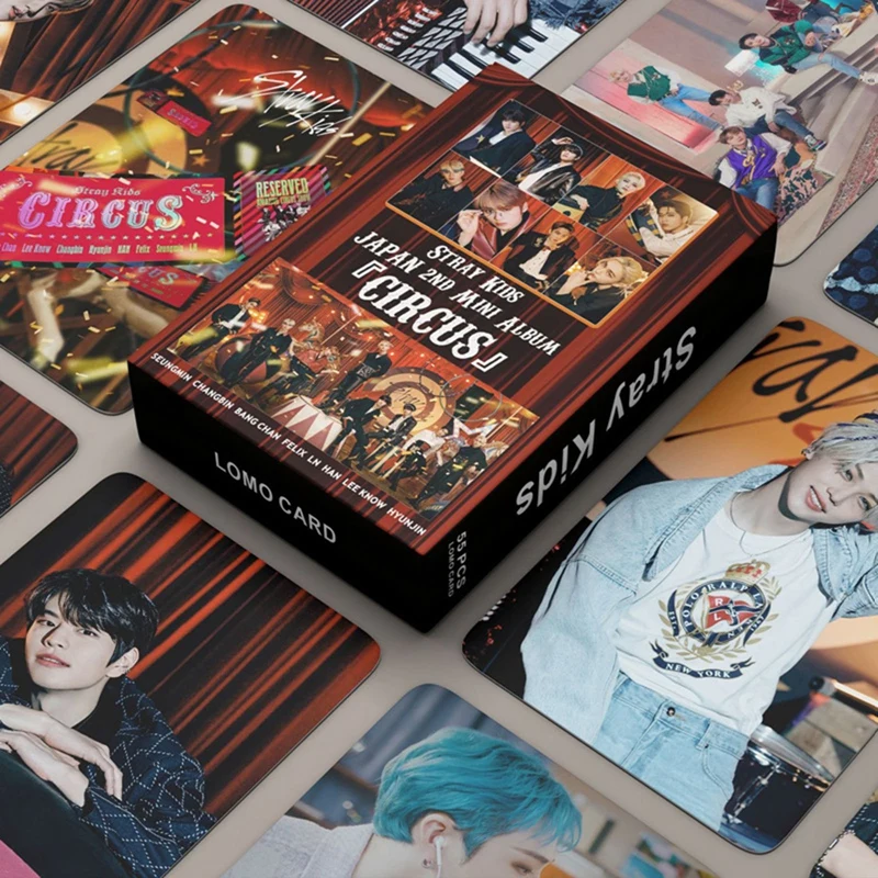 55PCS/Set Kpop STRAY KIDS New Album ODDINARY CIRCUS Collection Postcards Photocards HD Printed LOMO Cards For Fans Collection
55PCS/Set Kpop STRAY KIDS New Album ODDINARY CIRCUS Collection Postcards Photocards HD Printed LOMO Cards For Fans Collection