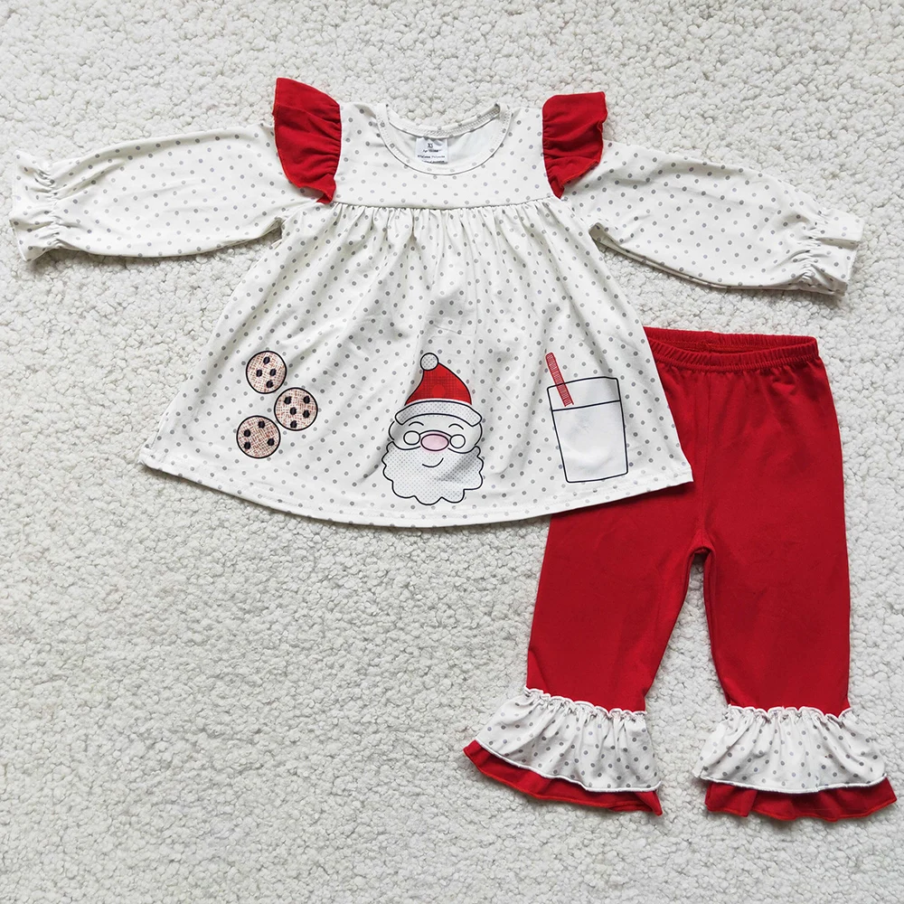 Fall Baby Girls Clothes Long Sleeve Shirt Bell Bottoms Set Milk Silk Christmas Boutique Kids Clothes Girls Toddler Outfits New
Fall Baby Girls Clothes Long Sleeve Shirt Bell Bottoms Set Milk Silk Christmas Boutique Kids Clothes Girls Toddler Outfits New