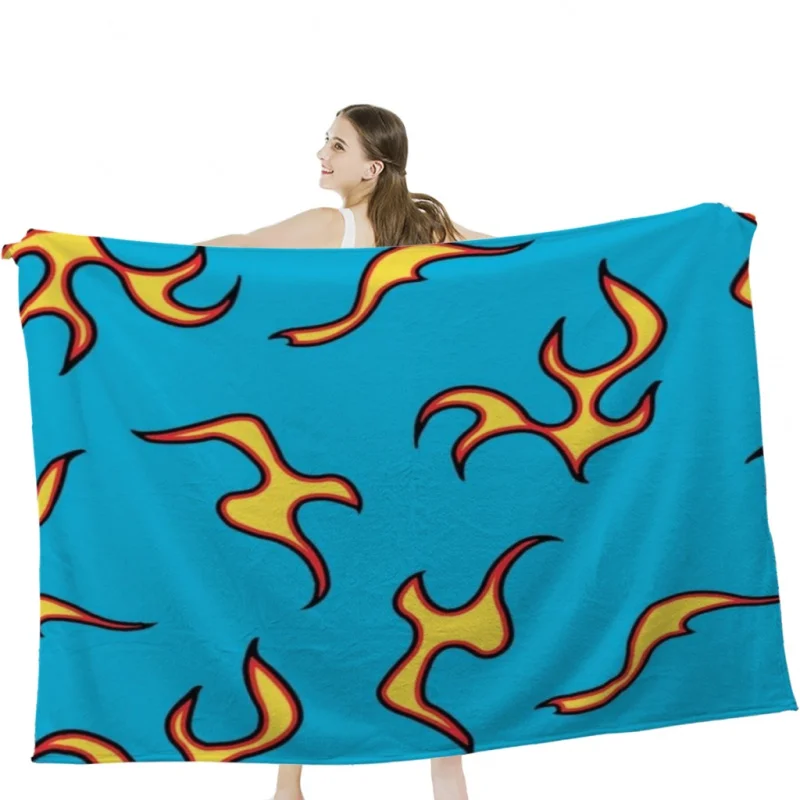 GOLFWANG Flames Throw Blankets Soft Velvet Blanket Camping Bedding Blanket Cold Cinema or Travel
GOLFWANG Flames Throw Blankets Soft Velvet Blanket Camping Bedding Blanket Cold Cinema or Travel