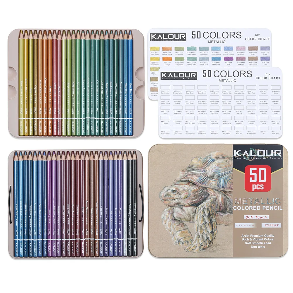 Colour For Pencils Set Supplies Art Drawing 50 Kalour Sketching Coloring Profession Pencils Metallic Colored Artist Color
Colour For Pencils Set Supplies Art Drawing 50 Kalour Sketching Coloring Profession Pencils Metallic Colored Artist Color