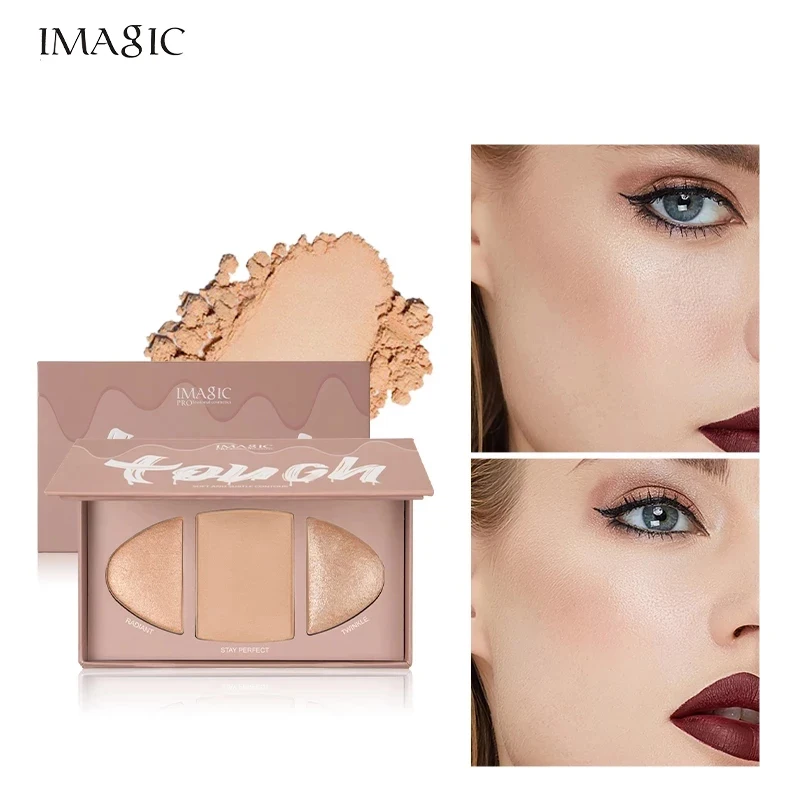 IMAGIC Facial High Gloss Shimmer Powder Fluorescent Palette Contour Bronzer Long-Lasting Brightening Glitter Cosmetic Make Up
IMAGIC Facial High Gloss Shimmer Powder Fluorescent Palette Contour Bronzer Long-Lasting Brightening Glitter Cosmetic Make Up