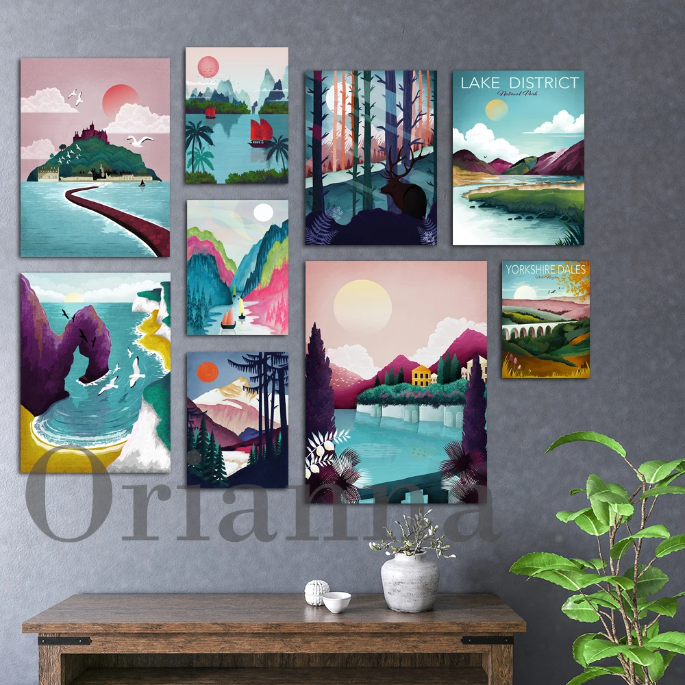 Vietnam Scotland Norway Sweden Ireland Maine Dorset Coast British French Alps Cornwall Lake Como Tropical Landscape Trave Poster
Vietnam Scotland Norway Sweden Ireland Maine Dorset Coast British French Alps Cornwall Lake Como Tropical Landscape Trave Poster