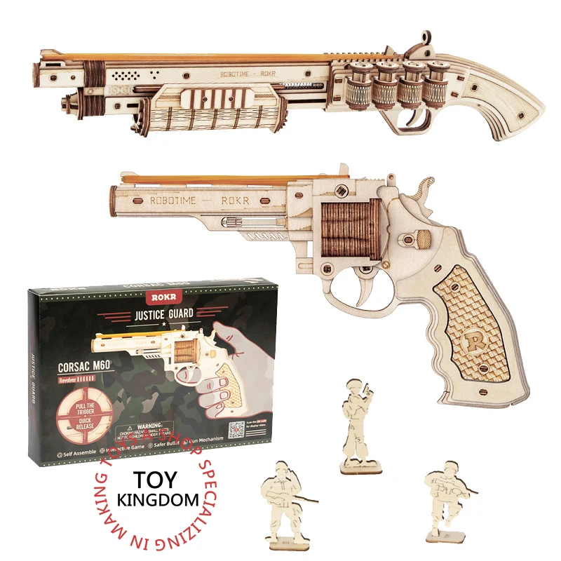 Robotime DIY 3D Puzzle Child Toys Wooden Puzzles Gun Model Building Block Kits Assembly Toy Gifts for Children Adult Birthday
Robotime DIY 3D Puzzle Child Toys Wooden Puzzles Gun Model Building Block Kits Assembly Toy Gifts for Children Adult Birthday