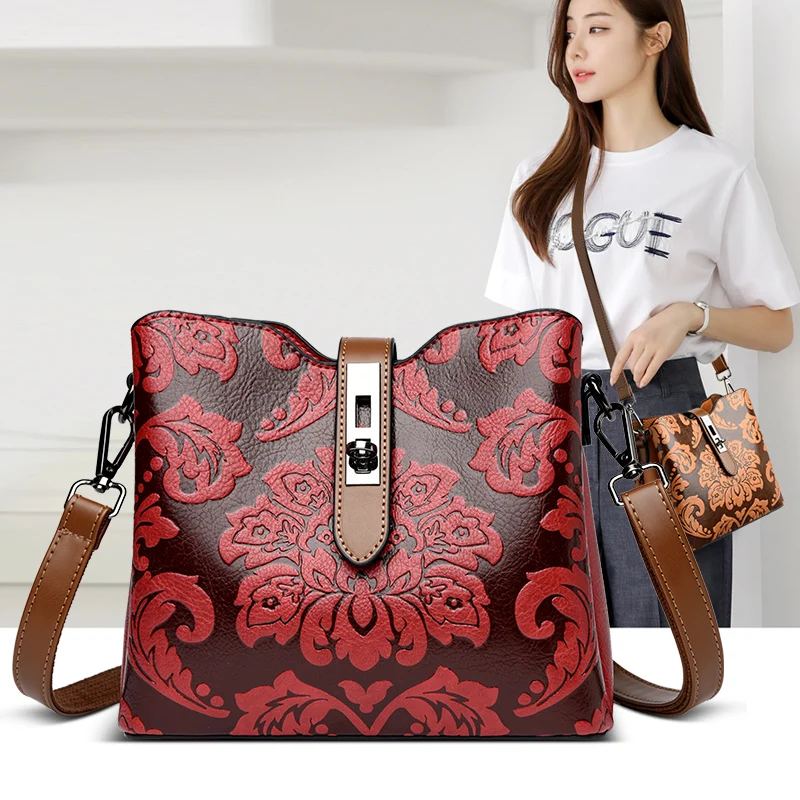 New Fashion Bucket Bag Women Luxury Designer Shoulder Crossbody Bag Large Capacity Ladies Handbag PU Leather Small Shopping Bags
New Fashion Bucket Bag Women Luxury Designer Shoulder Crossbody Bag Large Capacity Ladies Handbag PU Leather Small Shopping Bags