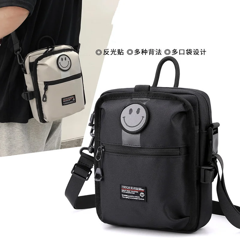 New fashion men's and women's messenger bag Korean ins style single shoulder bag outdoor reflective small bag
New fashion men's and women's messenger bag Korean ins style single shoulder bag outdoor reflective small bag
