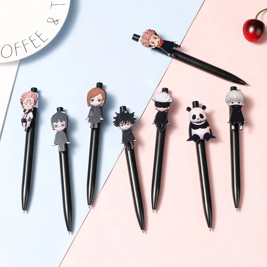 6 Pcs Animation Charm Back War Ballpoint Pen Cute Black Ink Neutral Pen Kawaii Gel Pen Stationery Gift For Children
6 Pcs Animation Charm Back War Ballpoint Pen Cute Black Ink Neutral Pen Kawaii Gel Pen Stationery Gift For Children