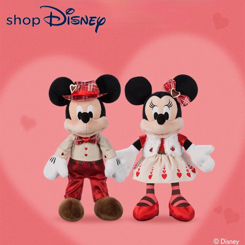 

Disney Original Mickey Mouse Plush Doll 41CM Mickey Minnie Cute Kawaii Stuffed Plushie Toys Valentine's Limited Edition Gifts
