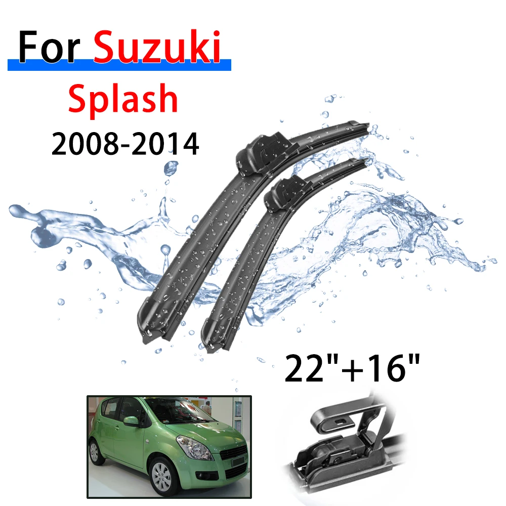 Wiper Front Wiper Blades For Suzuki Splash 2008 - 2014 Windshield Windscreen Front Window 22"+16"
Wiper Front Wiper Blades For Suzuki Splash 2008 - 2014 Windshield Windscreen Front Window 22"+16"