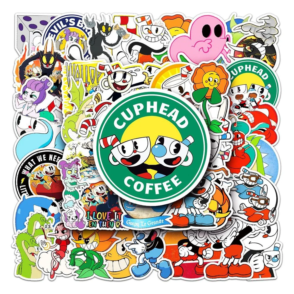 Cartoon Anime Game Cuphead Stickers For Car Laptop Phone Cup Suitcase Decal Waterproof Graffiti Sticker for Kids Toys Gifts
Cartoon Anime Game Cuphead Stickers For Car Laptop Phone Cup Suitcase Decal Waterproof Graffiti Sticker for Kids Toys Gifts