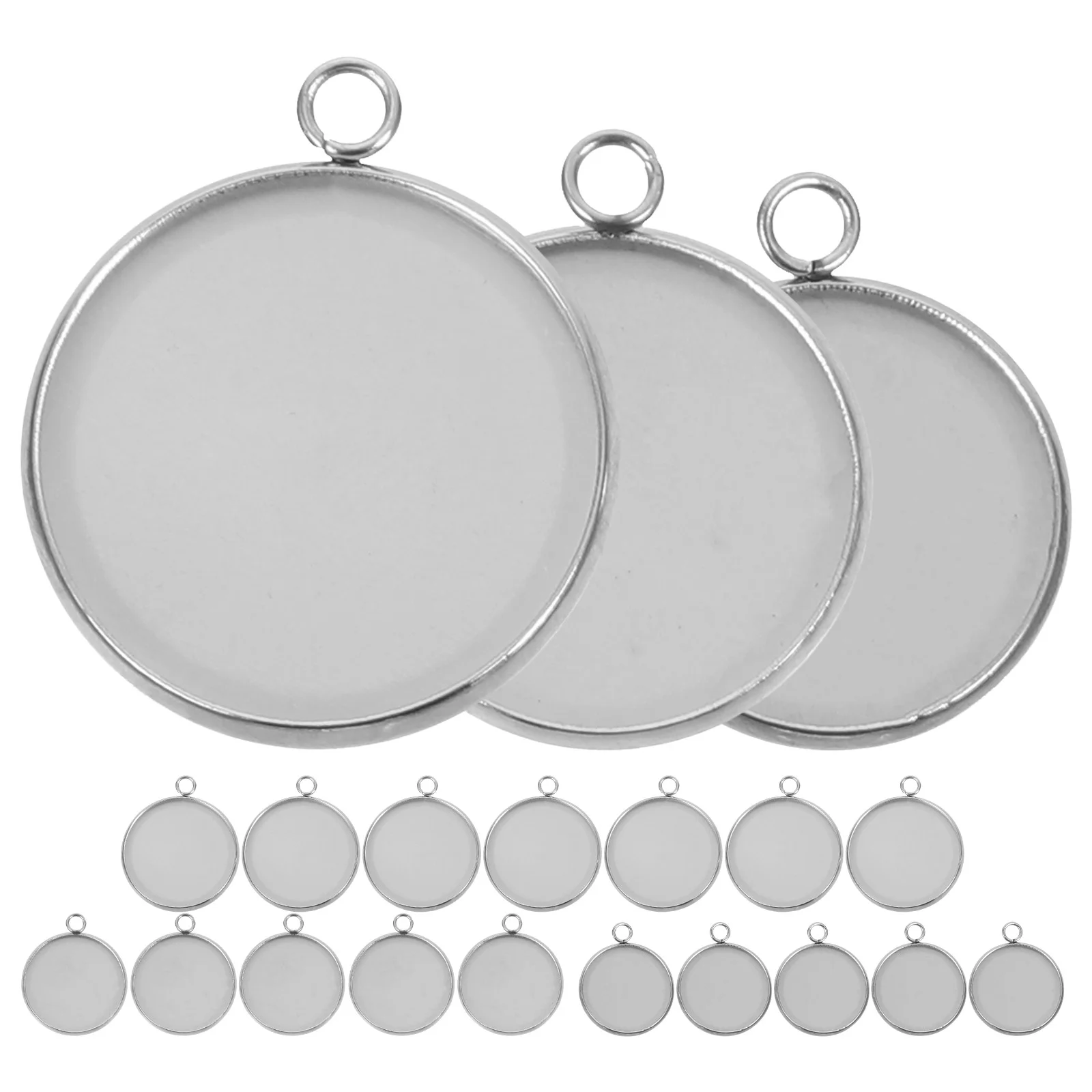 60pcs Pendant Trays Bezel Pendant Stainless Steel Tray Charms Bezel Pendant Trays for Jewelry Necklaces
60pcs Pendant Trays Bezel Pendant Stainless Steel Tray Charms Bezel Pendant Trays for Jewelry Necklaces