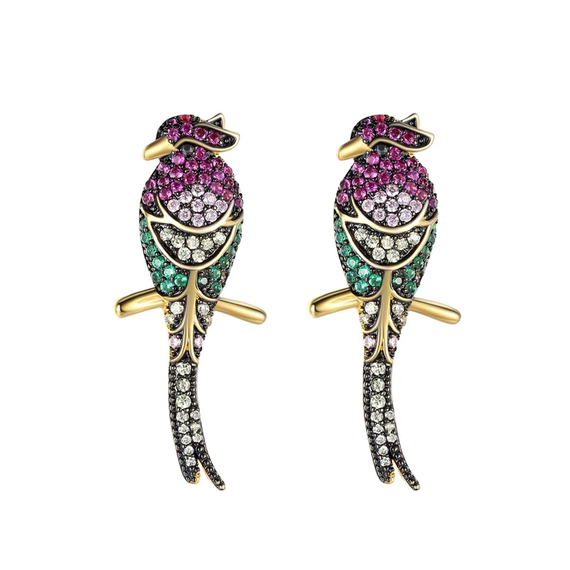 ThreeGraces Unique Colorful Cubic Zirconia Lovely Animal Bird Shape Stud Earrings for Women Fashion Party Costume Jewelry ER928
ThreeGraces Unique Colorful Cubic Zirconia Lovely Animal Bird Shape Stud Earrings for Women Fashion Party Costume Jewelry ER928