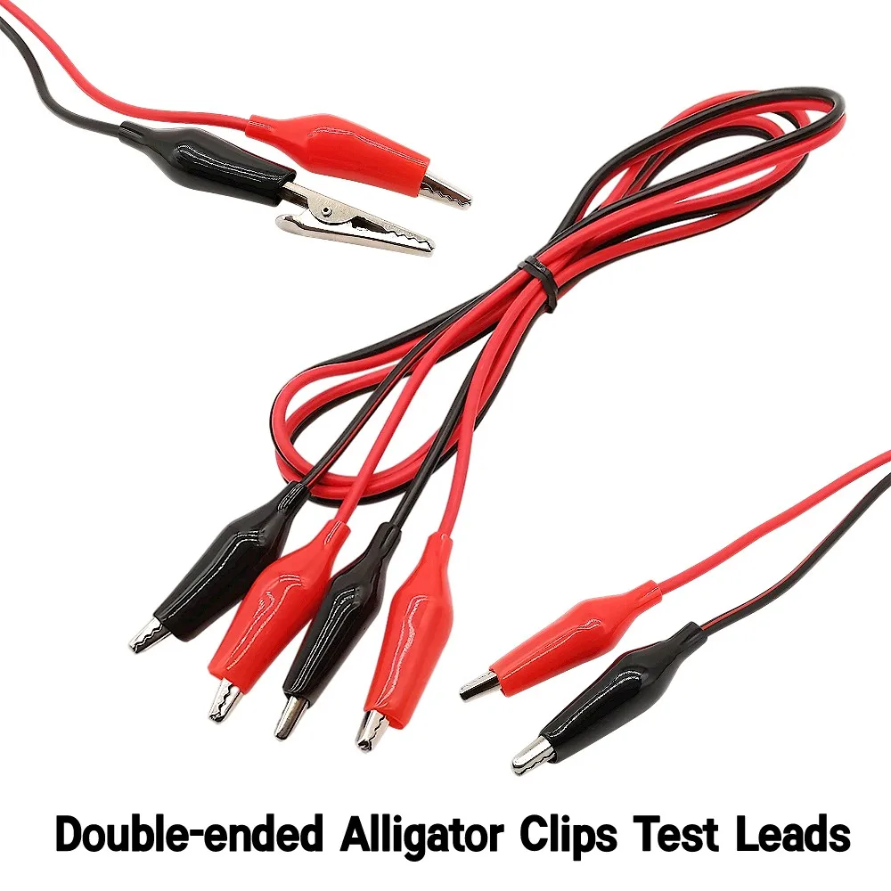 2Pcs 1M Dual Head Electrical Alligator Clips Cable Jumper Wire DIY Test Leads Multimeter Double-ended Crocodile Clip Test Line
2Pcs 1M Dual Head Electrical Alligator Clips Cable Jumper Wire DIY Test Leads Multimeter Double-ended Crocodile Clip Test Line