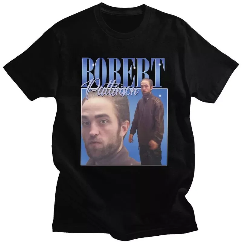 2021 Men/Women's Summer Black Street Fashion Hip Hop Robert Pattinson Standing Meme Funny T-shirt Cotton Tees Short Sleeve Tops
2021 Men/Women's Summer Black Street Fashion Hip Hop Robert Pattinson Standing Meme Funny T-shirt Cotton Tees Short Sleeve Tops