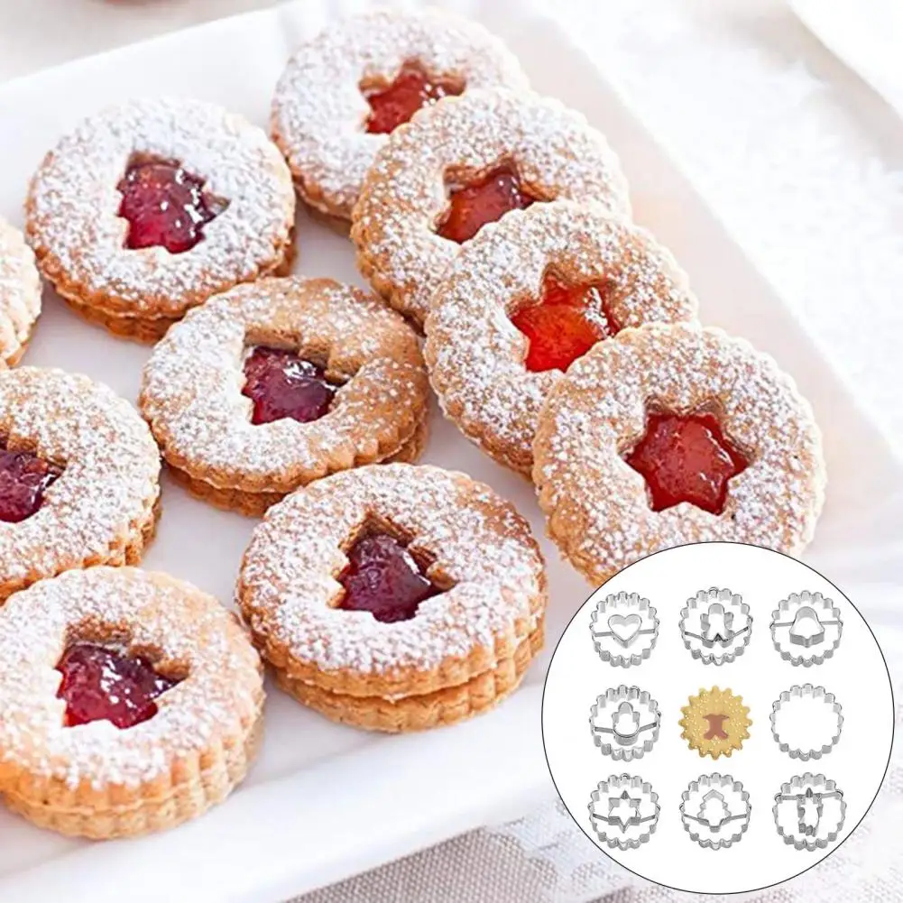 Convenient Biscuit Cutters Non-stick Silver Color Birthday Party Cookie Cutters Cookie Molds Pancake Cutters 8Pcs
Convenient Biscuit Cutters Non-stick Silver Color Birthday Party Cookie Cutters Cookie Molds Pancake Cutters 8Pcs