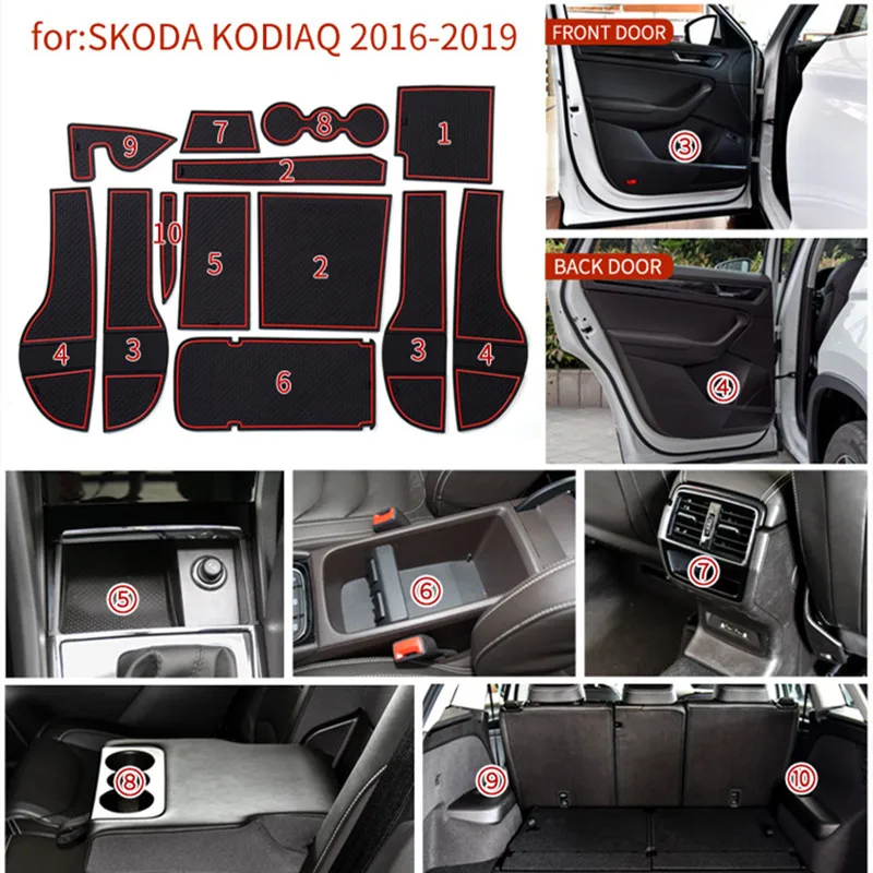 For Skoda Kodiaq 2016-2019 Holders Non-slip Pad Cup Cushion Groove Mat Lnterior Anti Slip Mat Car Accessories
For Skoda Kodiaq 2016-2019 Holders Non-slip Pad Cup Cushion Groove Mat Lnterior Anti Slip Mat Car Accessories
