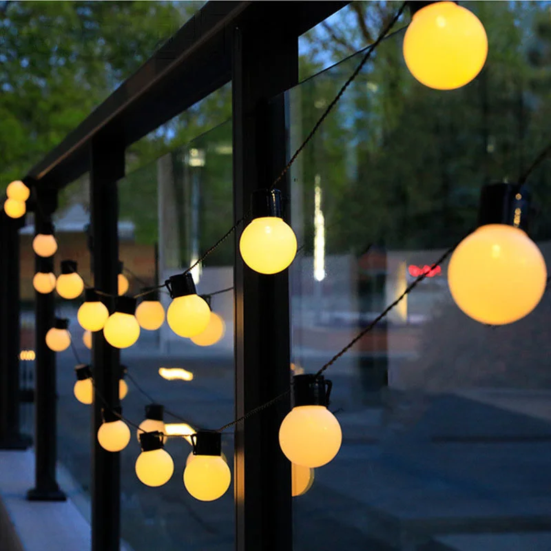 LED Street Lamp String Lights Christmas Garland New Year Party Holiday Outdoor G50 Bulb String Lights Wedding Garden Decoration
LED Street Lamp String Lights Christmas Garland New Year Party Holiday Outdoor G50 Bulb String Lights Wedding Garden Decoration