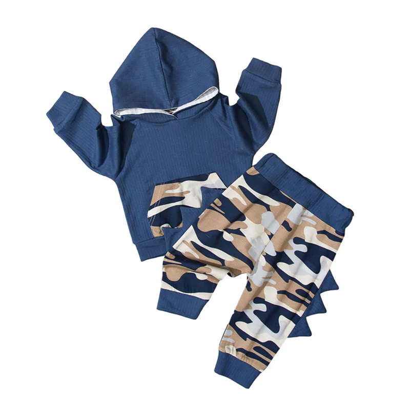 2 Pieces Kids Suit Set Spring Camouflage Print Long Sleeve Hooded Tops with Pocket+ Trousers for Boys 6-24 Months
2 Pieces Kids Suit Set Spring Camouflage Print Long Sleeve Hooded Tops with Pocket+ Trousers for Boys 6-24 Months