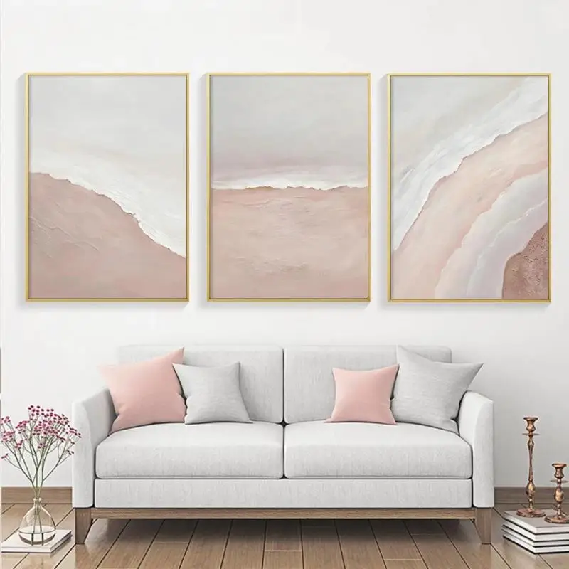 Modern Canvas Painting Pink Beach Seascape Nordic Posters and Prints Wall Picture Living Room Dining Room Home Decor Art Mural
Modern Canvas Painting Pink Beach Seascape Nordic Posters and Prints Wall Picture Living Room Dining Room Home Decor Art Mural