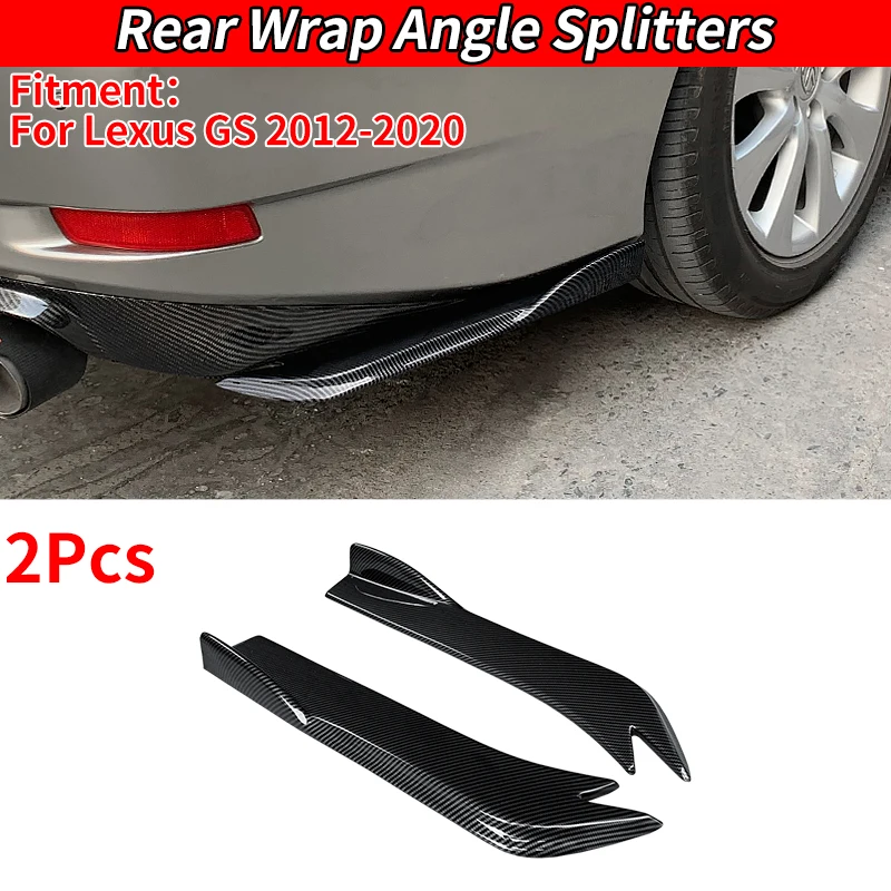 For Lexus GS 2012-2020 Car Accessory Rear Bumper Splitters Aprons Trunk Lip Spoiler Canard Wing Diffuser Wrap Angle Protector
For Lexus GS 2012-2020 Car Accessory Rear Bumper Splitters Aprons Trunk Lip Spoiler Canard Wing Diffuser Wrap Angle Protector