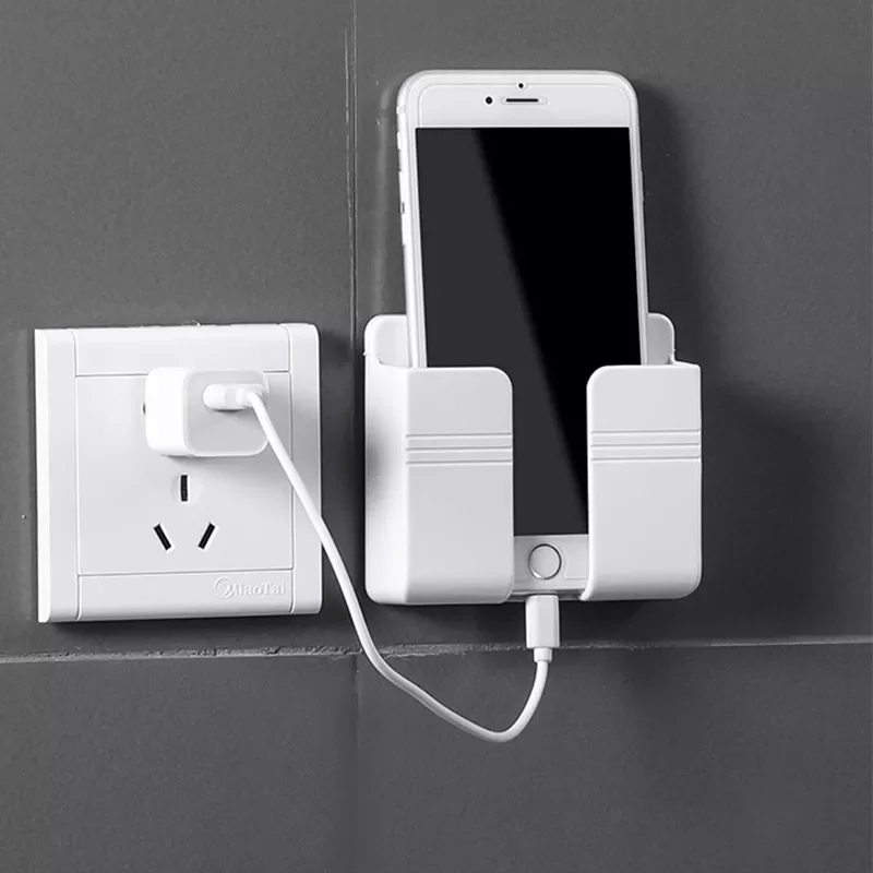 1PC Wall Phone Charger Organizer Storage Box Mobile Phone Holder Remote Control Mounted Plug Wall Charging Multifunction Stand
1PC Wall Phone Charger Organizer Storage Box Mobile Phone Holder Remote Control Mounted Plug Wall Charging Multifunction Stand