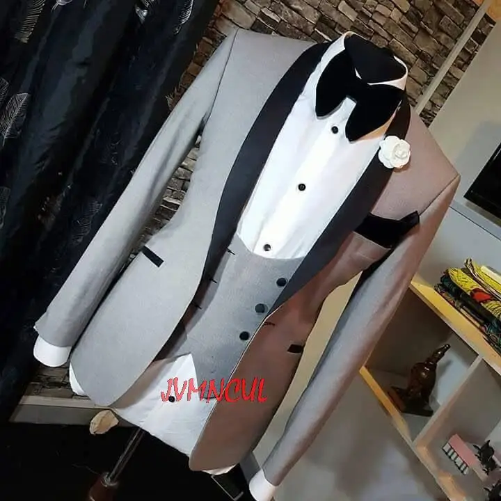 Grey Groom Tuxedos Shawl Lapel Brand New Mens Wedding Tuxedos Fashion Man Jacket Blazer 3 Piece Suit(Jacket+Pants+Vest+Tie)
Grey Groom Tuxedos Shawl Lapel Brand New Mens Wedding Tuxedos Fashion Man Jacket Blazer 3 Piece Suit(Jacket+Pants+Vest+Tie)