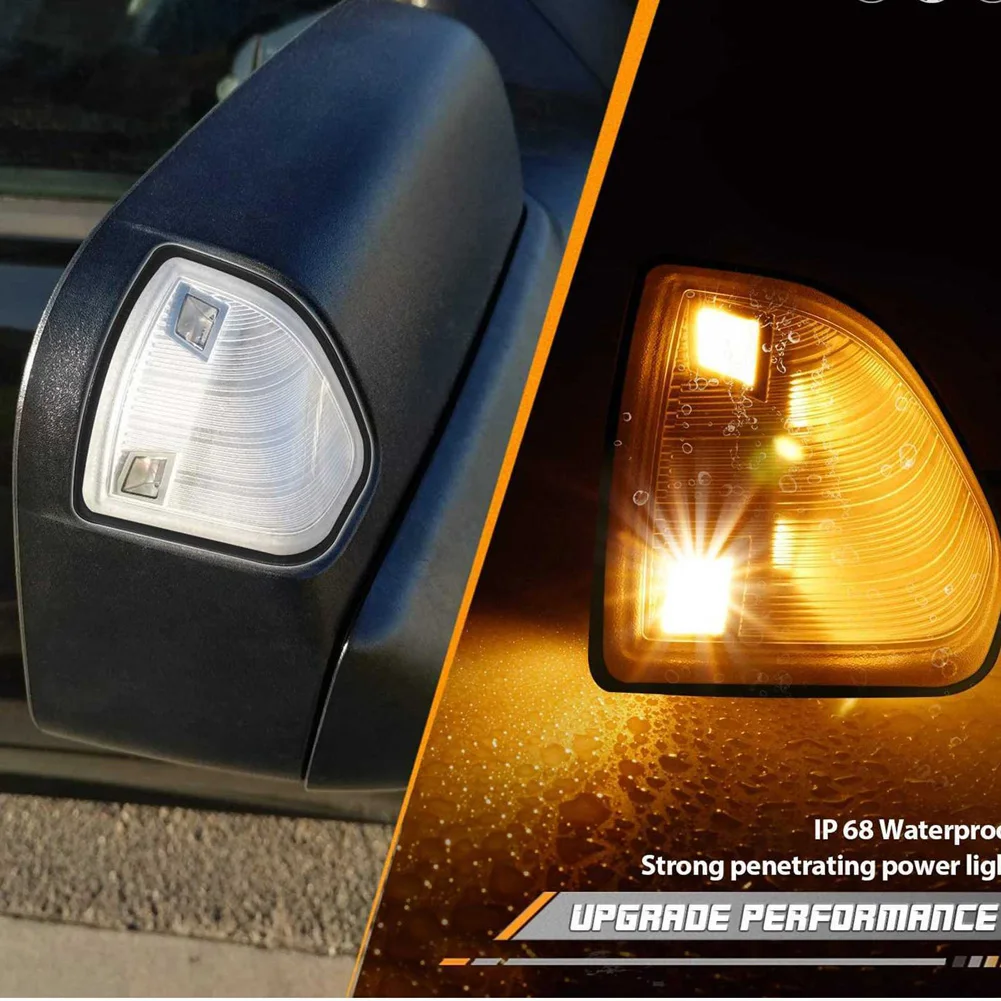 Durable Turn Signal Lights Mirror Rearview Mirror Sequential Signal Tow Mirror Waterproof 1 Pair 5W Amber Dynamic
Durable Turn Signal Lights Mirror Rearview Mirror Sequential Signal Tow Mirror Waterproof 1 Pair 5W Amber Dynamic