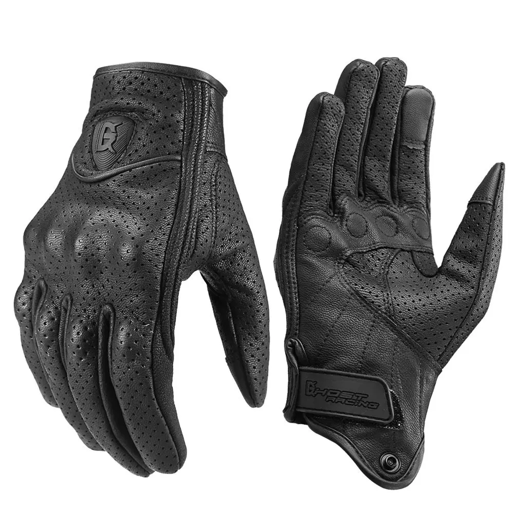 

Moto Accesorios Racing Riding Motocross Parts Motorcycle Protection Gloves Ridding Gloves Vintage Genuine Leather