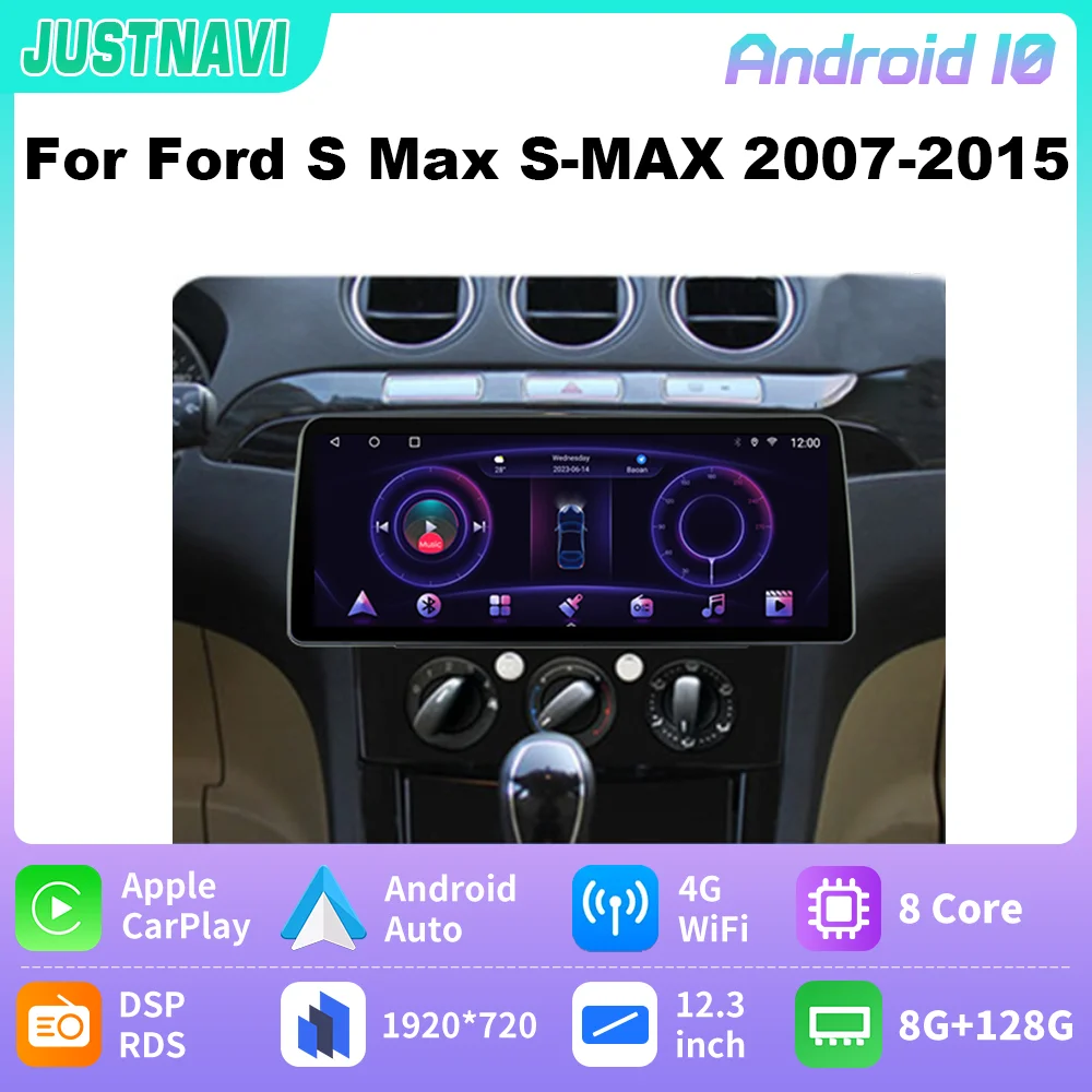 JUSTNAVI Android 12,3 дюймов 2din автомобильное радио мультимедийный GPS плеер для Ford S Max S-MAX 2007 2008 2009 2010 2011 2012 2013 2014 2015
JUSTNAVI Android 12,3 дюймов 2din автомобильное радио мультимедийный GPS плеер для Ford S Max S-MAX 2007 2008 2009 2010 2011 2012 2013 2014 2015