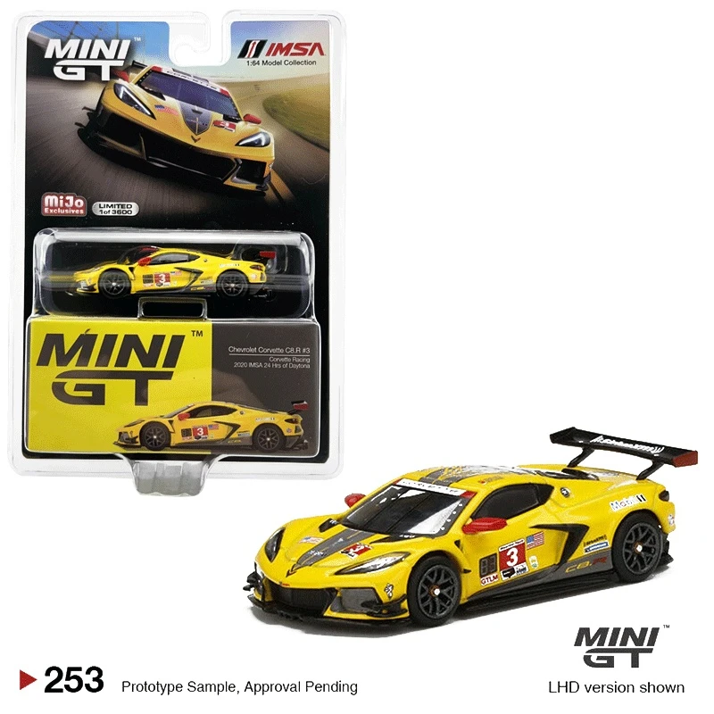 MINI GT 1:64 Chevrolet Corvette C8R No. 3 2020 IMSA Collection of die-cast alloy car decoration model toys
MINI GT 1:64 Chevrolet Corvette C8R No. 3 2020 IMSA Collection of die-cast alloy car decoration model toys