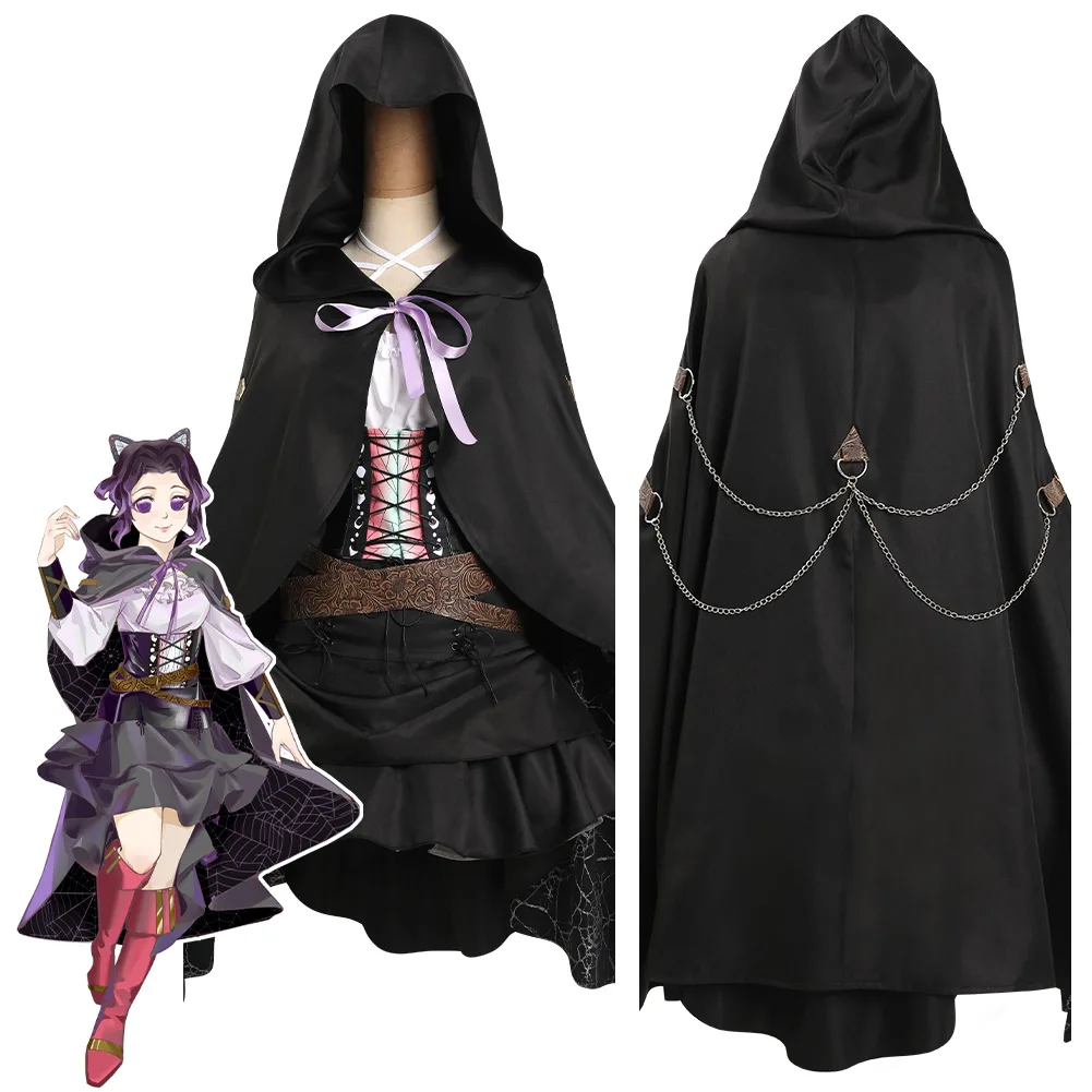Demon Slayer Kochou Shinobu Cosplay Costume Wizard Dress Cloak Outfits Halloween Carnival Suit
Demon Slayer Kochou Shinobu Cosplay Costume Wizard Dress Cloak Outfits Halloween Carnival Suit