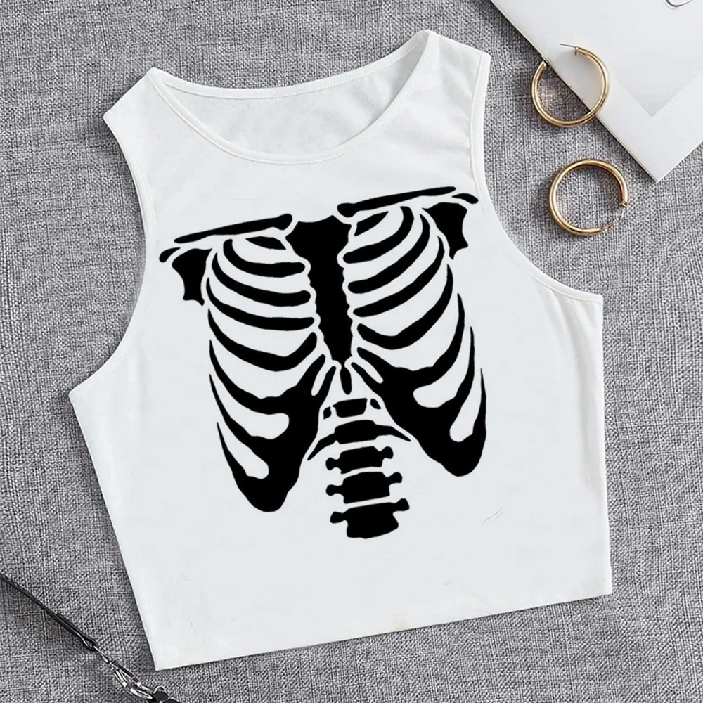 Skeleton tank top vintage cyber y2k 90s crop top Female trashy cyber y2k hippie clothes
Skeleton tank top vintage cyber y2k 90s crop top Female trashy cyber y2k hippie clothes