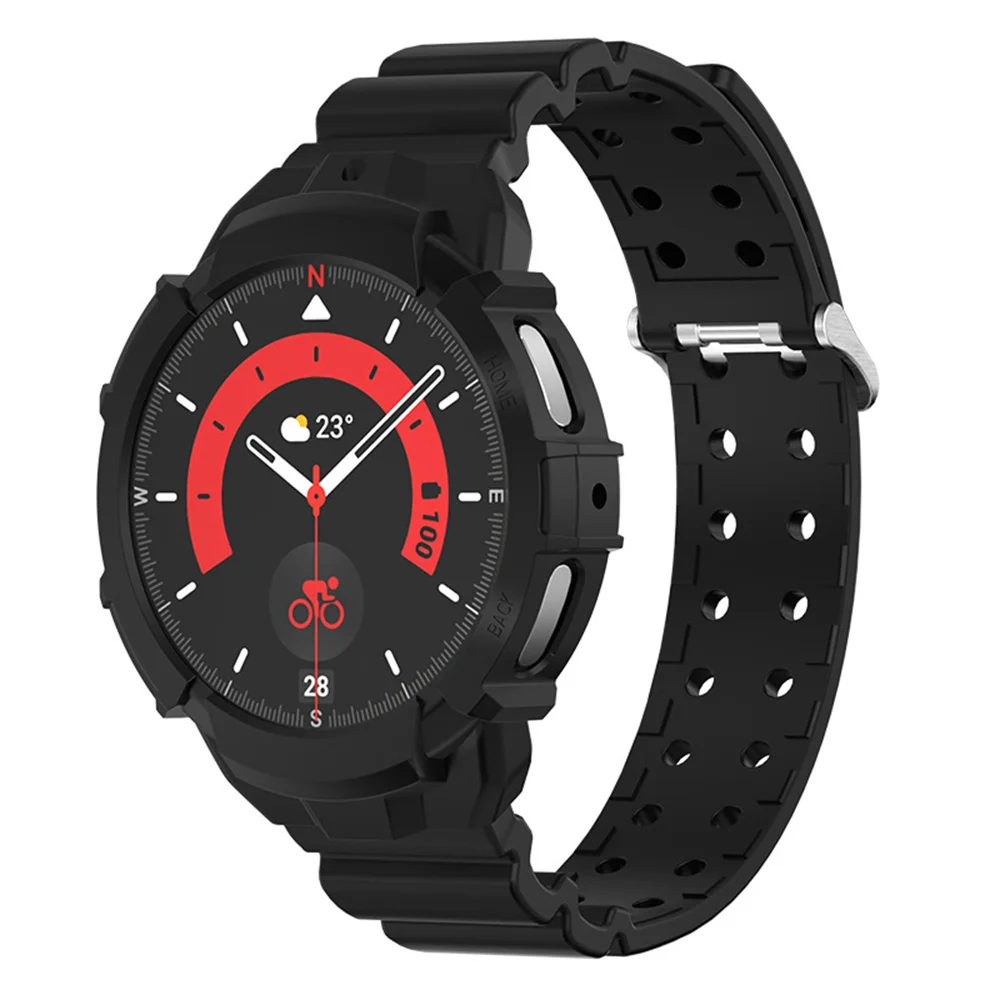 Спортивный Браслет для Samsung Galaxy Watch 5 Pro 45 мм, мягкий силиконовый защитный чехол для Galaxy Watch 5/4 40 мм 44 мм, аксессуары
Спортивный Браслет для Samsung Galaxy Watch 5 Pro 45 мм, мягкий силиконовый защитный чехол для Galaxy Watch 5/4 40 мм 44 мм, аксессуары