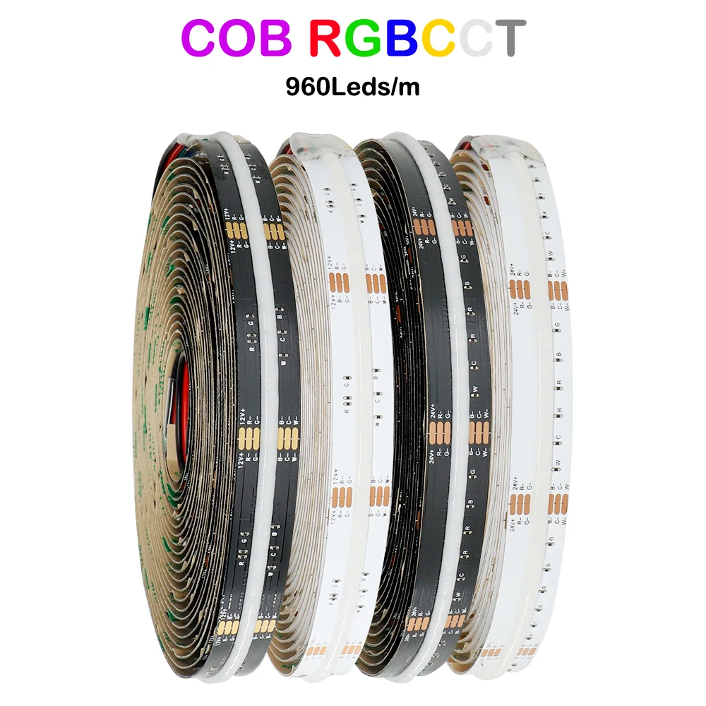 RGB CCT Светодиодная лента COB 12/24В 960LEDs/m 18Вт
RGB CCT Светодиодная лента COB 12/24В 960LEDs/m 18Вт