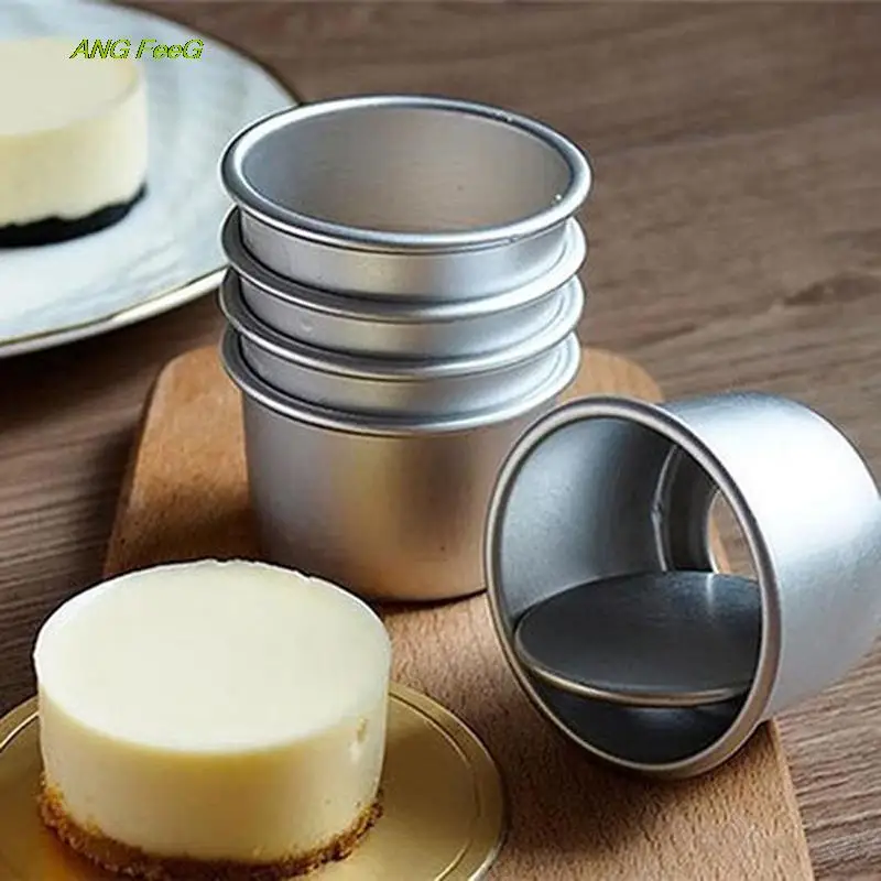 5pcs Set 2.5'' MINI Cake Mold Bake Pudding Nonstick Baking Mold Tool DIY Baking Tools Aluminum Alloy Kitchen Bakeware Cake Tools
5pcs Set 2.5'' MINI Cake Mold Bake Pudding Nonstick Baking Mold Tool DIY Baking Tools Aluminum Alloy Kitchen Bakeware Cake Tools