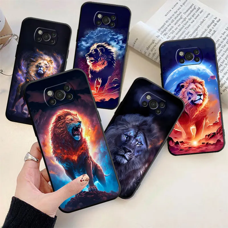 Lion Phone Case For Xiaomi Poco M5 X3 X4 X5 NFC M3 C40 Pro For MI 12 11 10T 12T Lite Note 10 TPU Cover Coque
Lion Phone Case For Xiaomi Poco M5 X3 X4 X5 NFC M3 C40 Pro For MI 12 11 10T 12T Lite Note 10 TPU Cover Coque