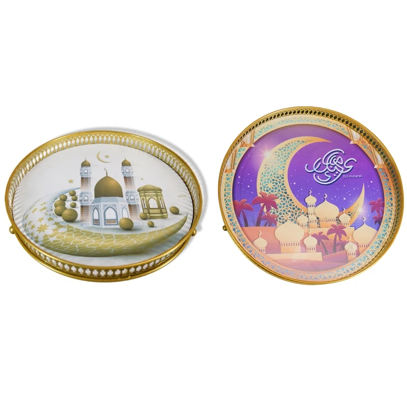Eid Mubarak металлический сервировочный поднос Круглый Подсвечник Рамадан блюдо конфеты блюдо закуска десерт держатель ювелирный Органайзер
Eid Mubarak металлический сервировочный поднос Круглый Подсвечник Рамадан блюдо конфеты блюдо закуска десерт держатель ювелирный Органайзер