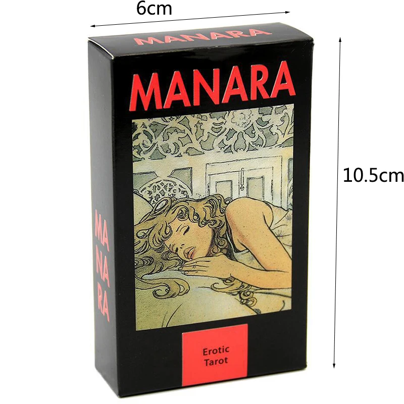 

New Tarot Of Manara English Version Oracle Divination Fate Game Deck Tarot Table Board Games Playing Card With PDF Guidebook