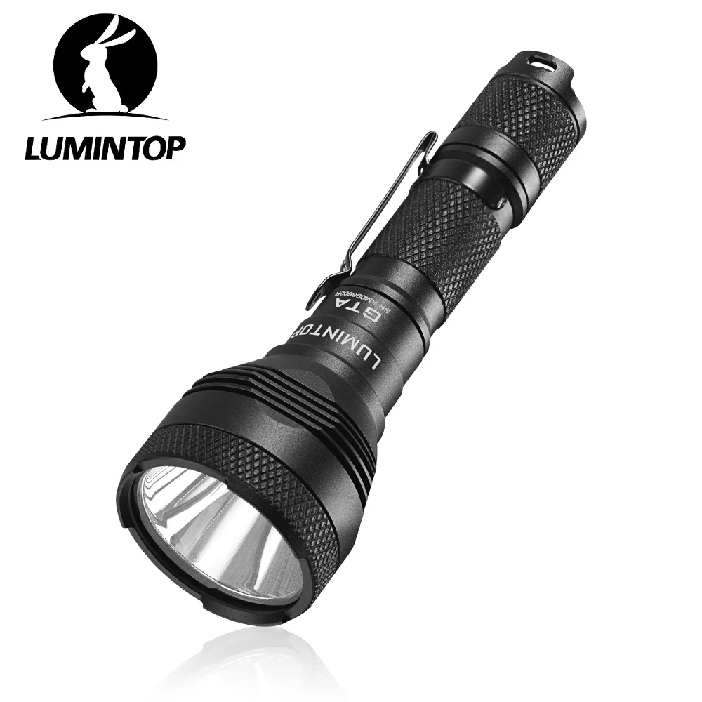 

EDC Powerful Flashlight Outdoor Lighting IP68 Waterproof 14500/AA Battery High Power Clip LED Torch 550 Lumens Camping GTA