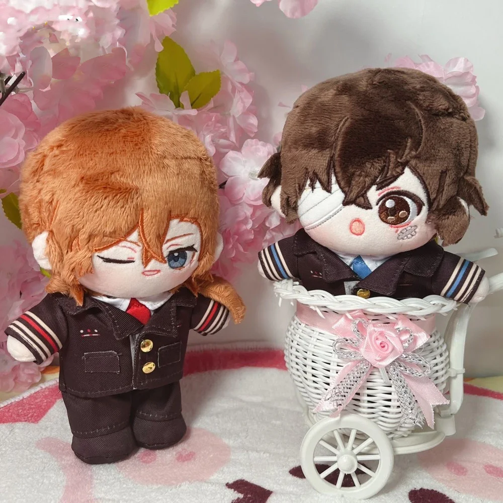 Anime Bungo Stray Dogs Dazai Osamu Nakahara Chuuya 20cm Cotton Plush Doll Body Toy Military UniformClothes Outfit Plushie Gift
Anime Bungo Stray Dogs Dazai Osamu Nakahara Chuuya 20cm Cotton Plush Doll Body Toy Military UniformClothes Outfit Plushie Gift