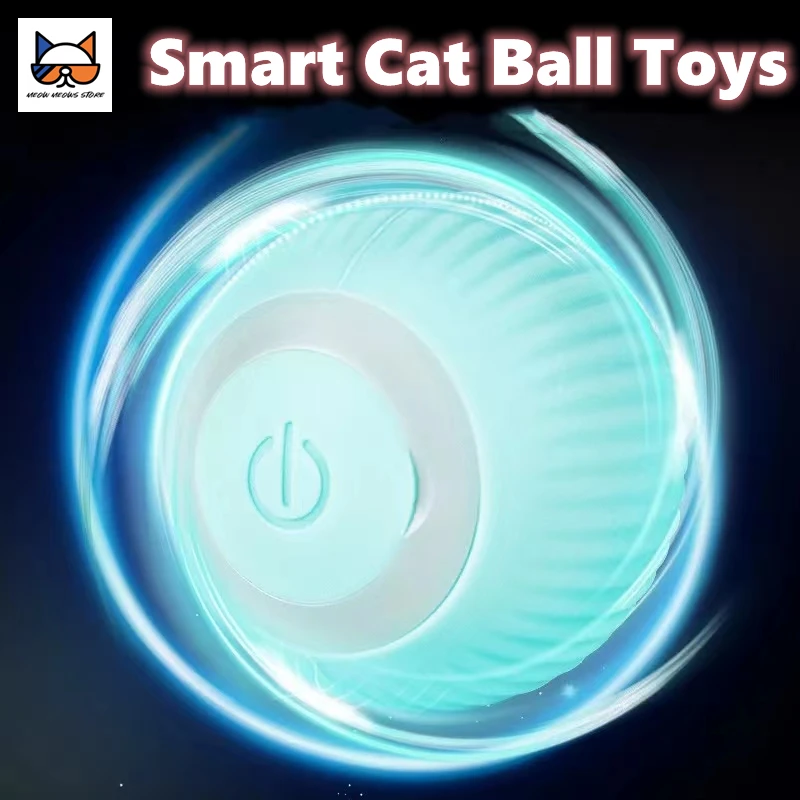 MEOWS Electric Cat Ball Toys Automatic Rolling Smart Cat Toys Interactive Cats Training Self-moving Kitten Toys Indoor Playing
MEOWS Electric Cat Ball Toys Automatic Rolling Smart Cat Toys Interactive Cats Training Self-moving Kitten Toys Indoor Playing
