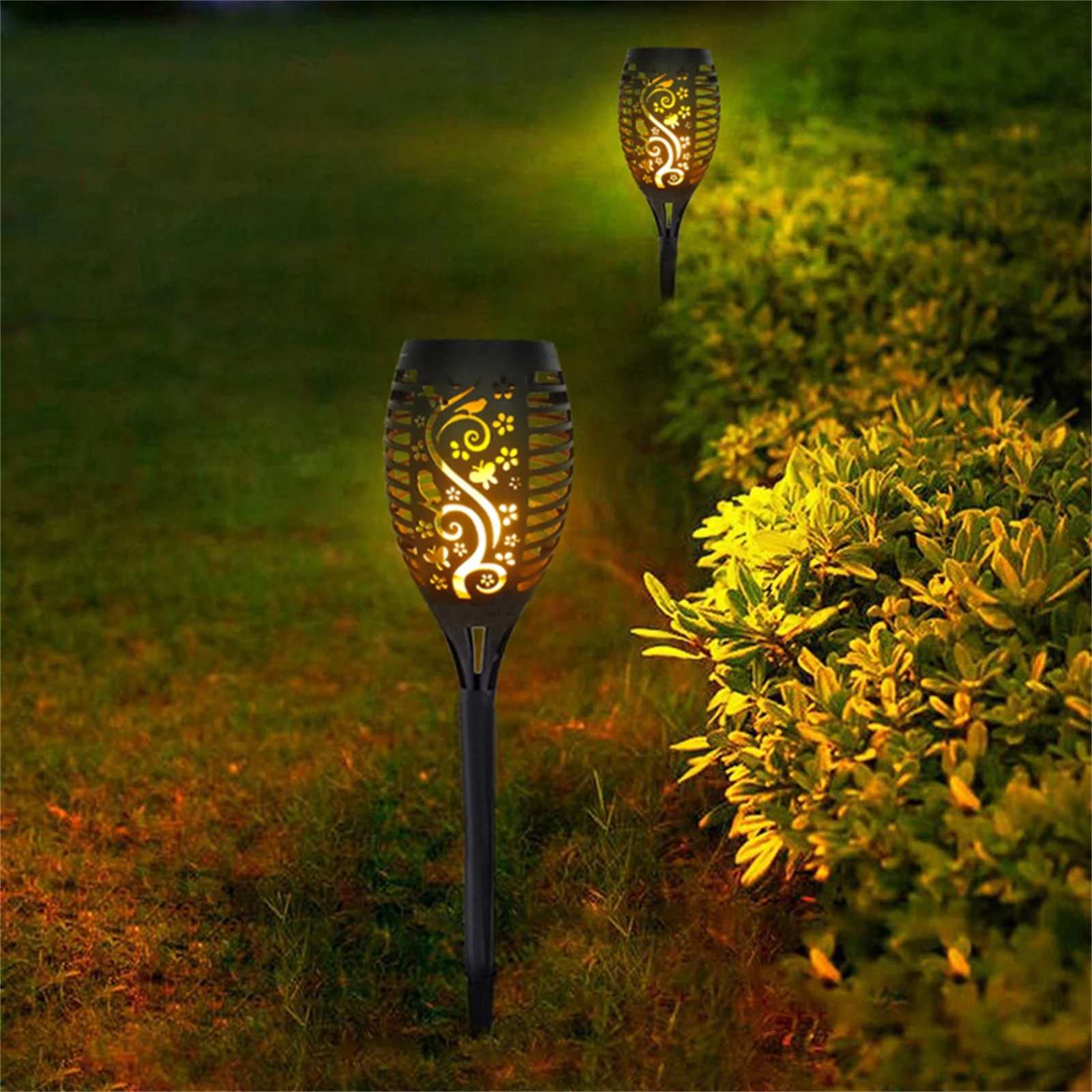 Solar Torch Flame Lights Waterproof Solar Torch Lights Waterproof Landscape Light Vivid Dancing Flickering Flames Pathway Lights
Solar Torch Flame Lights Waterproof Solar Torch Lights Waterproof Landscape Light Vivid Dancing Flickering Flames Pathway Lights