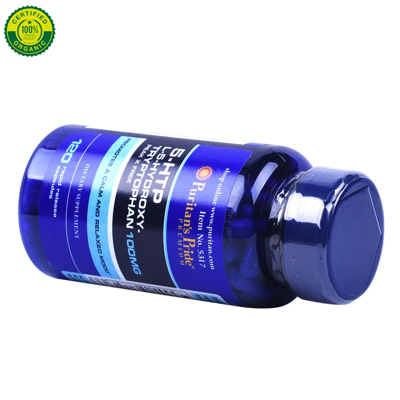 Puritan's Pride U.S. Imports 5-htp 5-hydroxytryptophan Capsules 100mg 120 Capsules Soothe The Nerves
Puritan's Pride U.S. Imports 5-htp 5-hydroxytryptophan Capsules 100mg 120 Capsules Soothe The Nerves