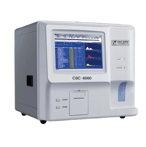 Hematology Analyzer 3 part Hospital Lab Equipment Blood Analyzer CBC-6000 Clinical Analytical Instruments
Hematology Analyzer 3 part Hospital Lab Equipment Blood Analyzer CBC-6000 Clinical Analytical Instruments
