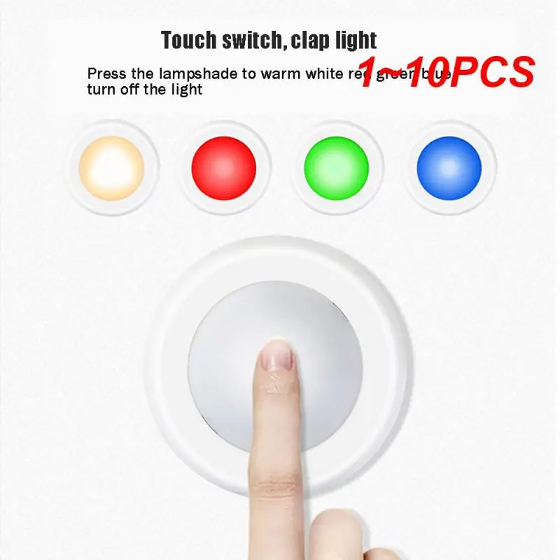 Creative 16-color Led Press Night Light Fast Strobe Atmosphere Pat Lamp Dimmable Night Lamp Remote Control Cabinet Closet Lamp
Creative 16-color Led Press Night Light Fast Strobe Atmosphere Pat Lamp Dimmable Night Lamp Remote Control Cabinet Closet Lamp