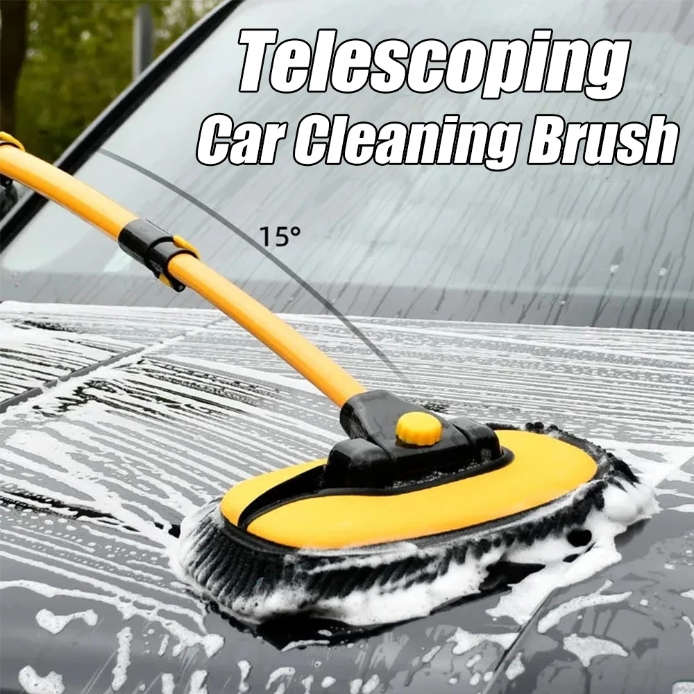 2022 New Telescoping Car Cleaning Brush 15° Long Handle Car Wash Tools Mop Chenille Broom Auto Accessories with Spare Brush Head
2022 New Telescoping Car Cleaning Brush 15° Long Handle Car Wash Tools Mop Chenille Broom Auto Accessories with Spare Brush Head