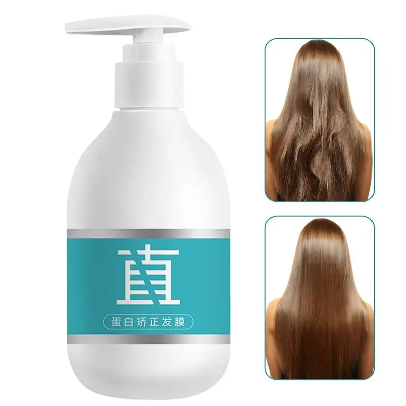 

Protein Correcting Hair Straightening Cream Collagen Smoothing Cream Hair Product Nourishing Hair Straightener Lotion 250ml